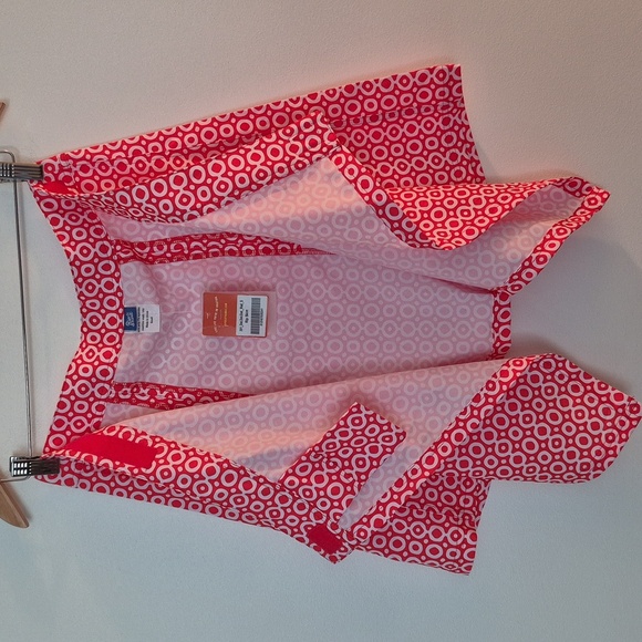 NWT Ripskirt Red/White Dot Pattern Wrap Mini Skirt Inside Pocket Adjustable Sm - Picture 3 of 6